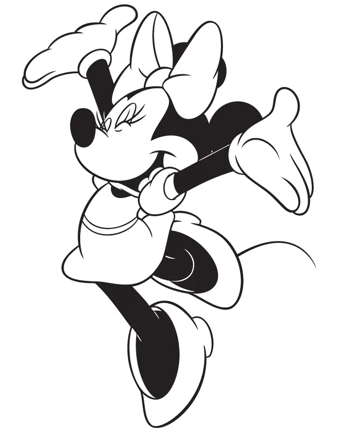 Minnie Mouse Para Colorear 77