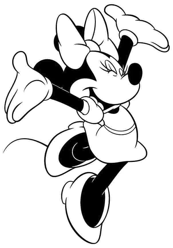 Minnie Mouse Para Colorear 99
