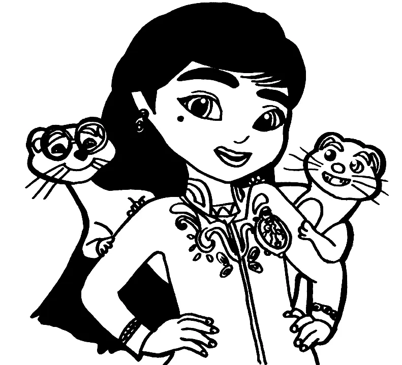 Mira Royal Detective Coloring Pages 11