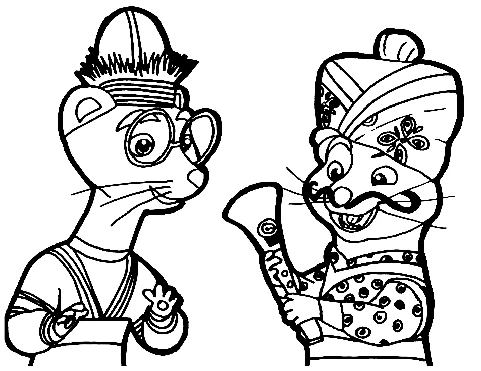 Mira Royal Detective Coloring Pages 13