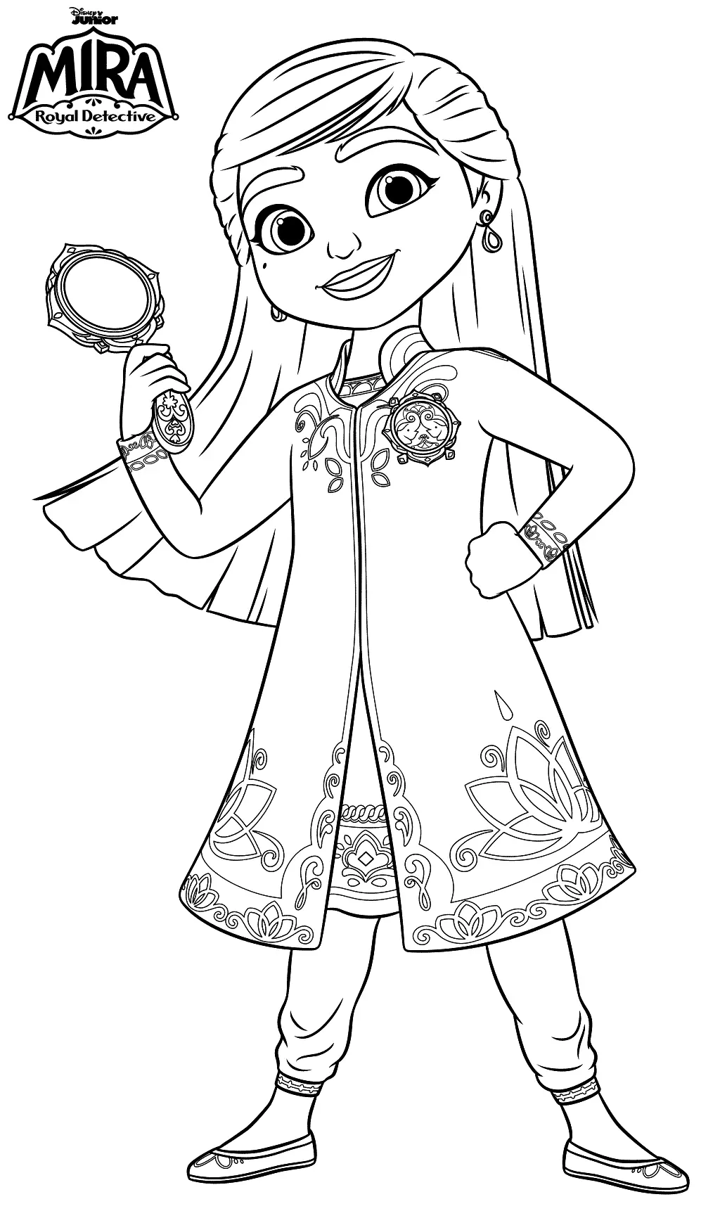 Mira Royal Detective Coloring Pages 14