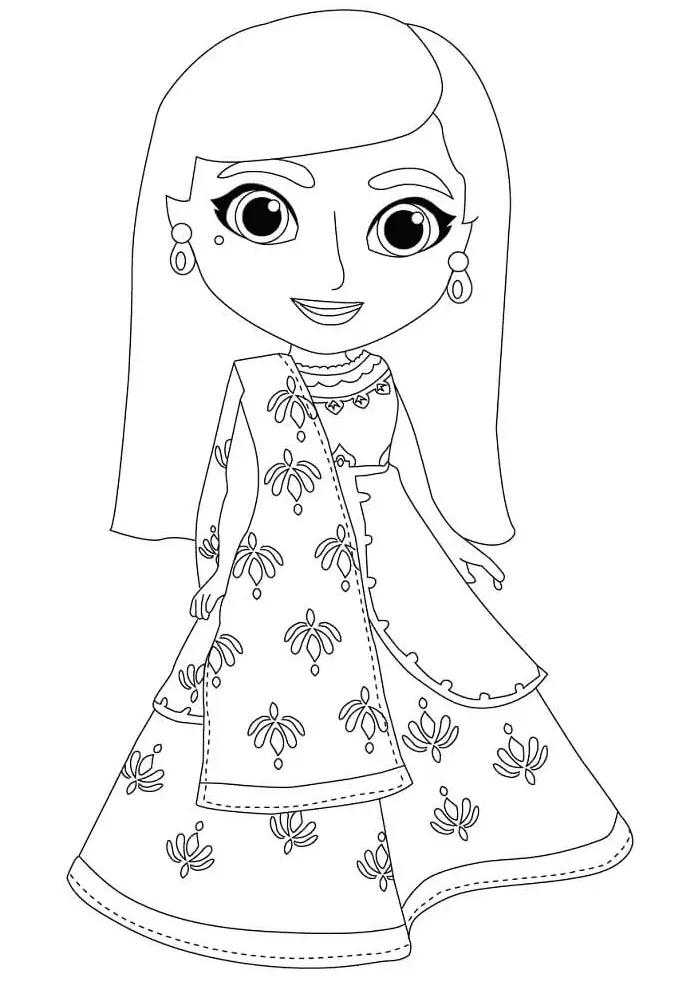 Mira Royal Detective Coloring Pages 17