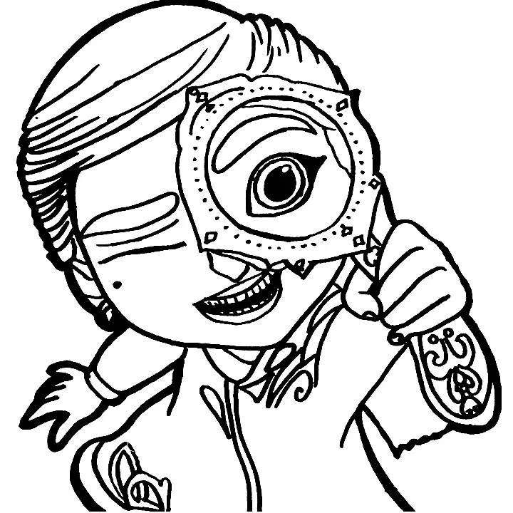 Mira Royal Detective Coloring Pages 19
