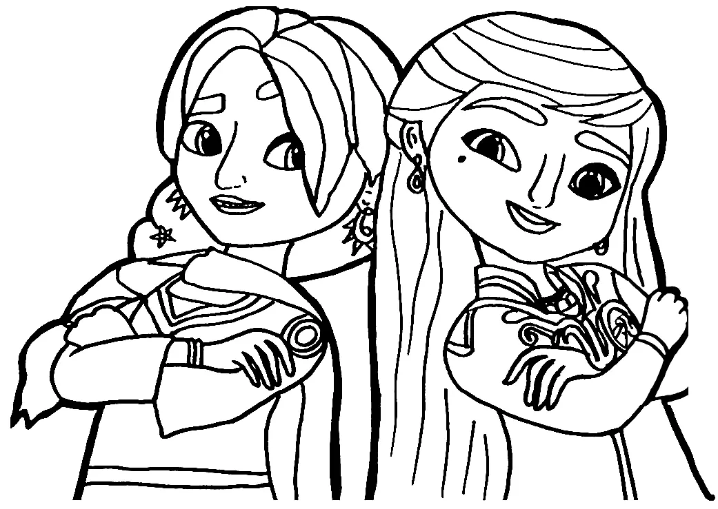 Mira Royal Detective Coloring Pages 3