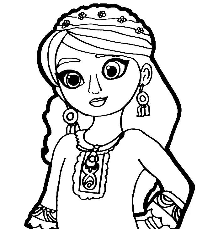 Mira Royal Detective Coloring Pages 4