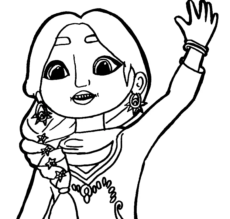Mira Royal Detective Coloring Pages 6