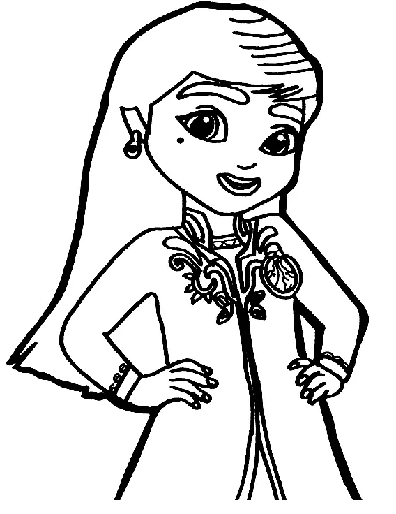 Mira Royal Detective Coloring Pages 7