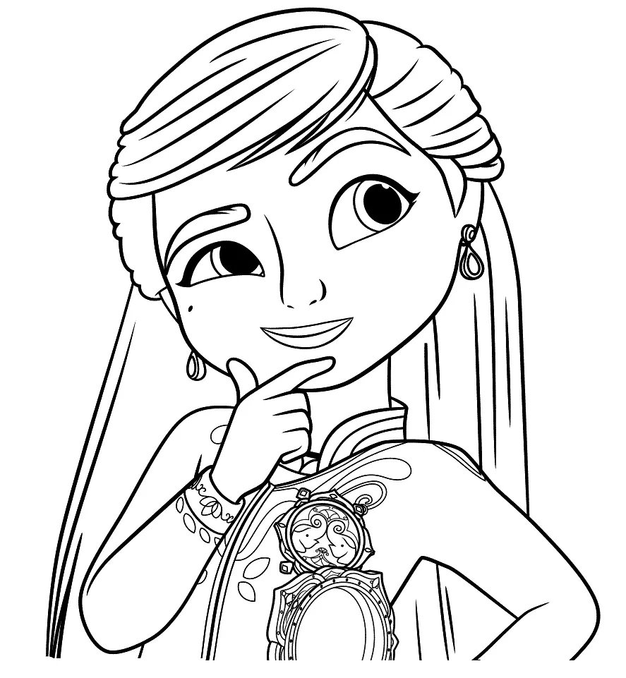 Mira Royal Detective Coloring Pages 8