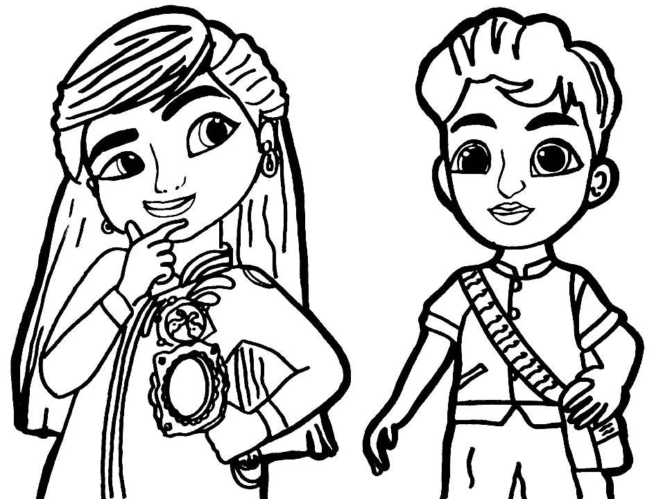 Mira Royal Detective Coloring Pages 9