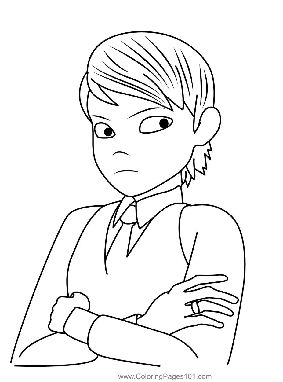 Miraculous Zag Chibi Para Colorir