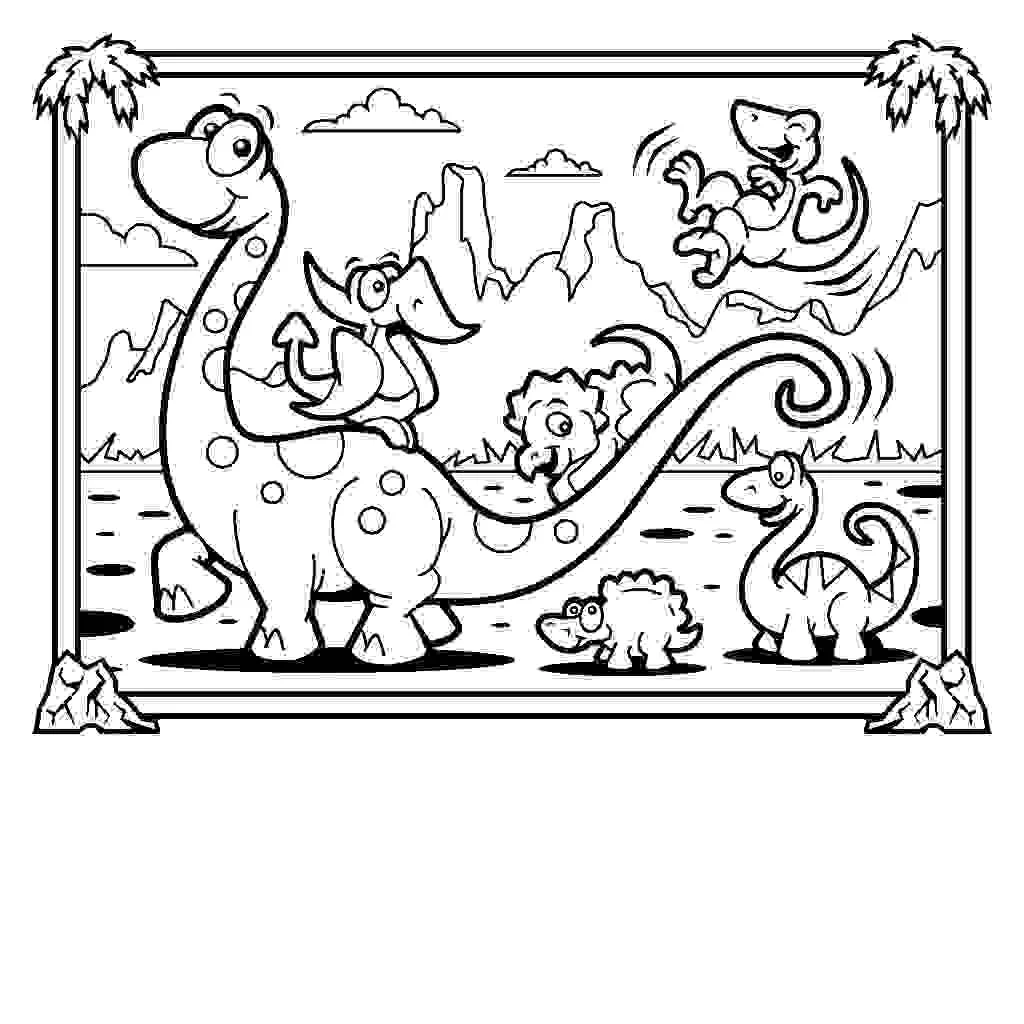 Desenhos de Misc Dinossauros Para Colorir 54