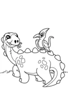 Desenhos de Misc Dinossauros Para Colorir 63
