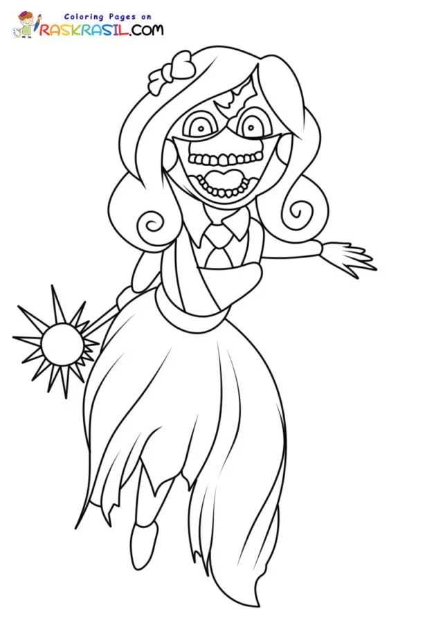 Miss Delight Coloring Pages 2