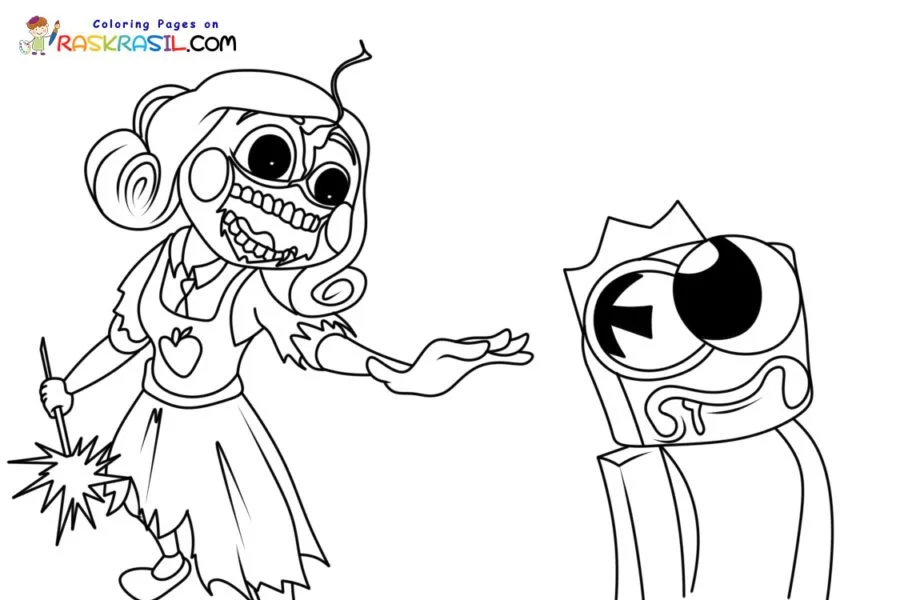 Miss Delight Coloring Pages 8