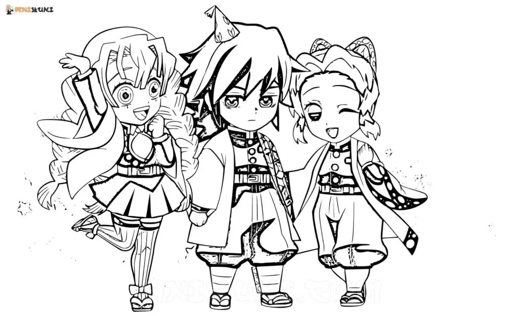 Mitsuri Kanroji Para Colorear 24