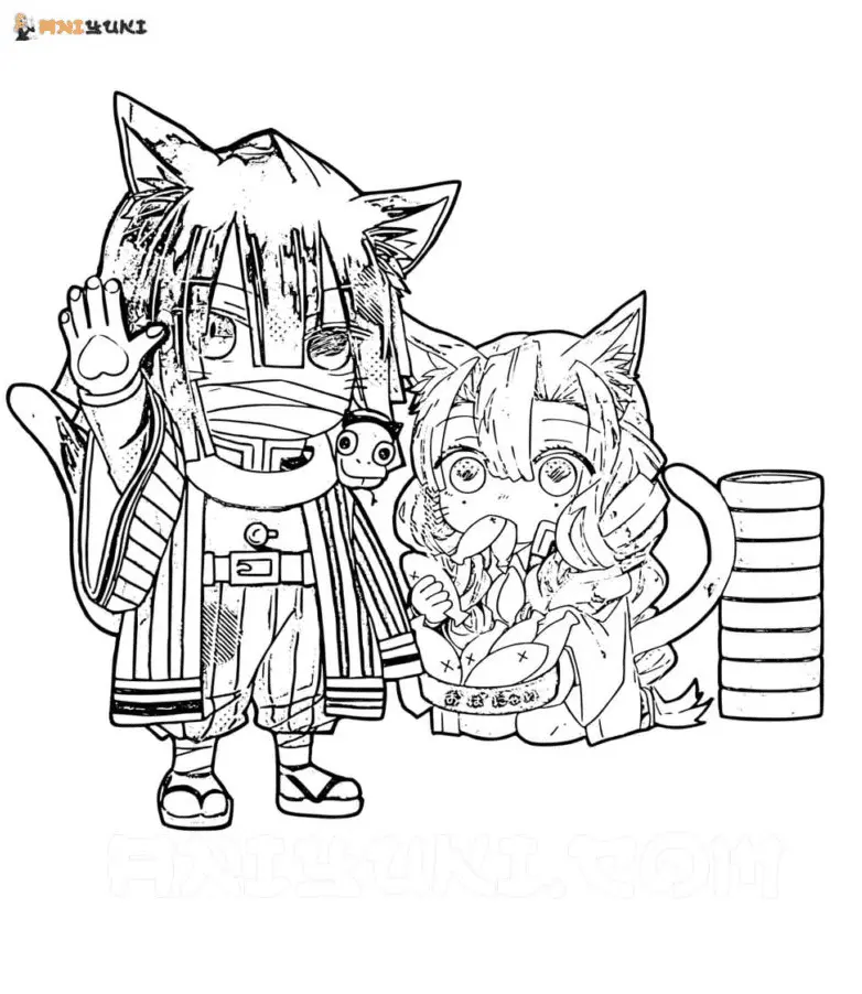 Mitsuri Kanroji Para Colorear 39