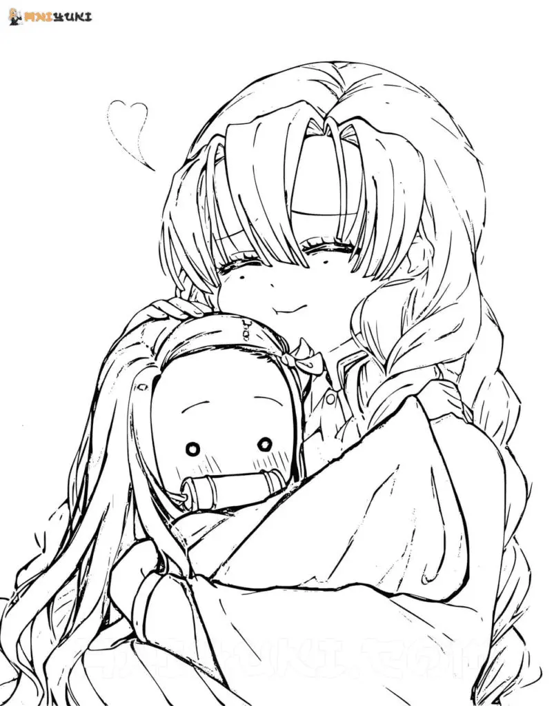 Mitsuri Kanroji Para Colorear 8