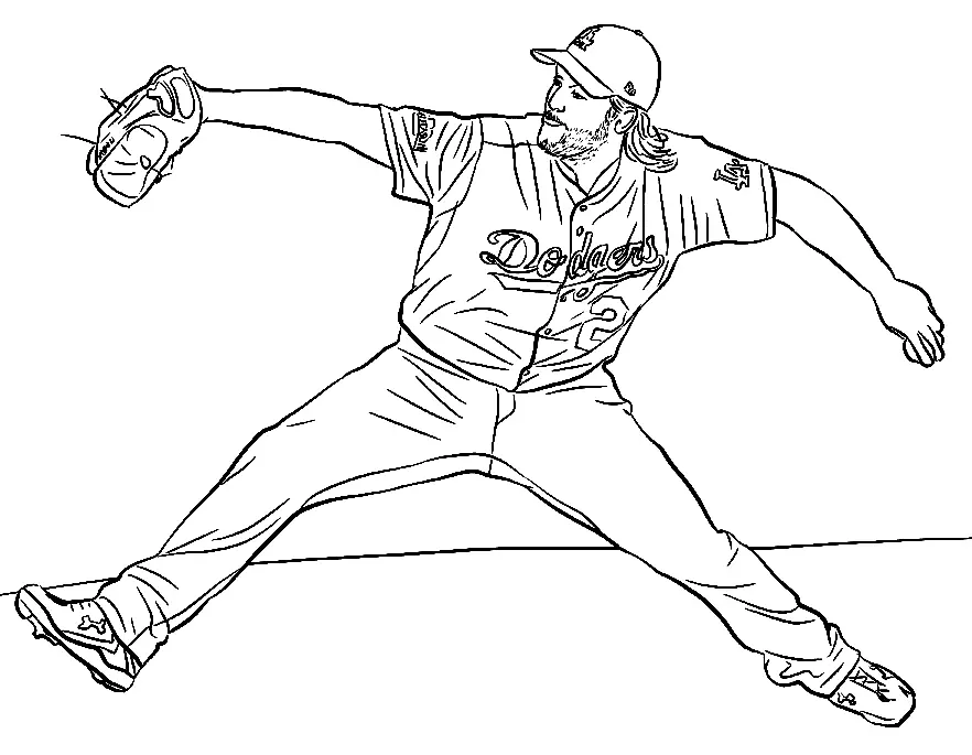 MLB Coloring Pages 21