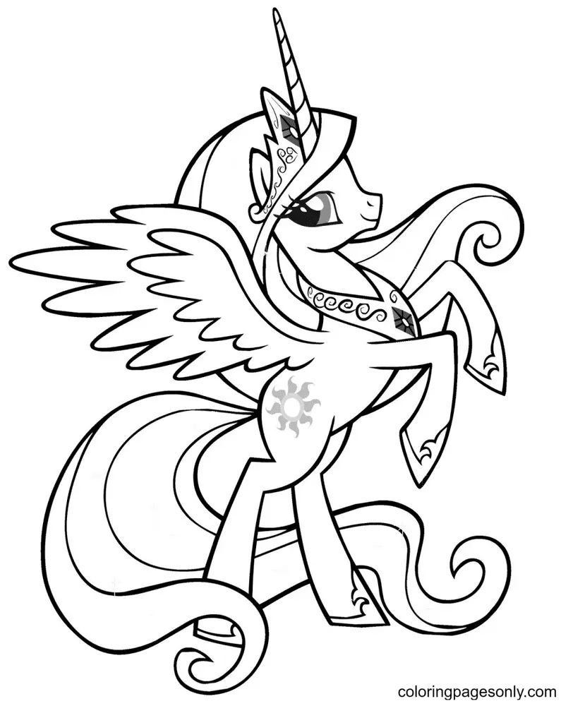 MLP Ausmalbilder 8