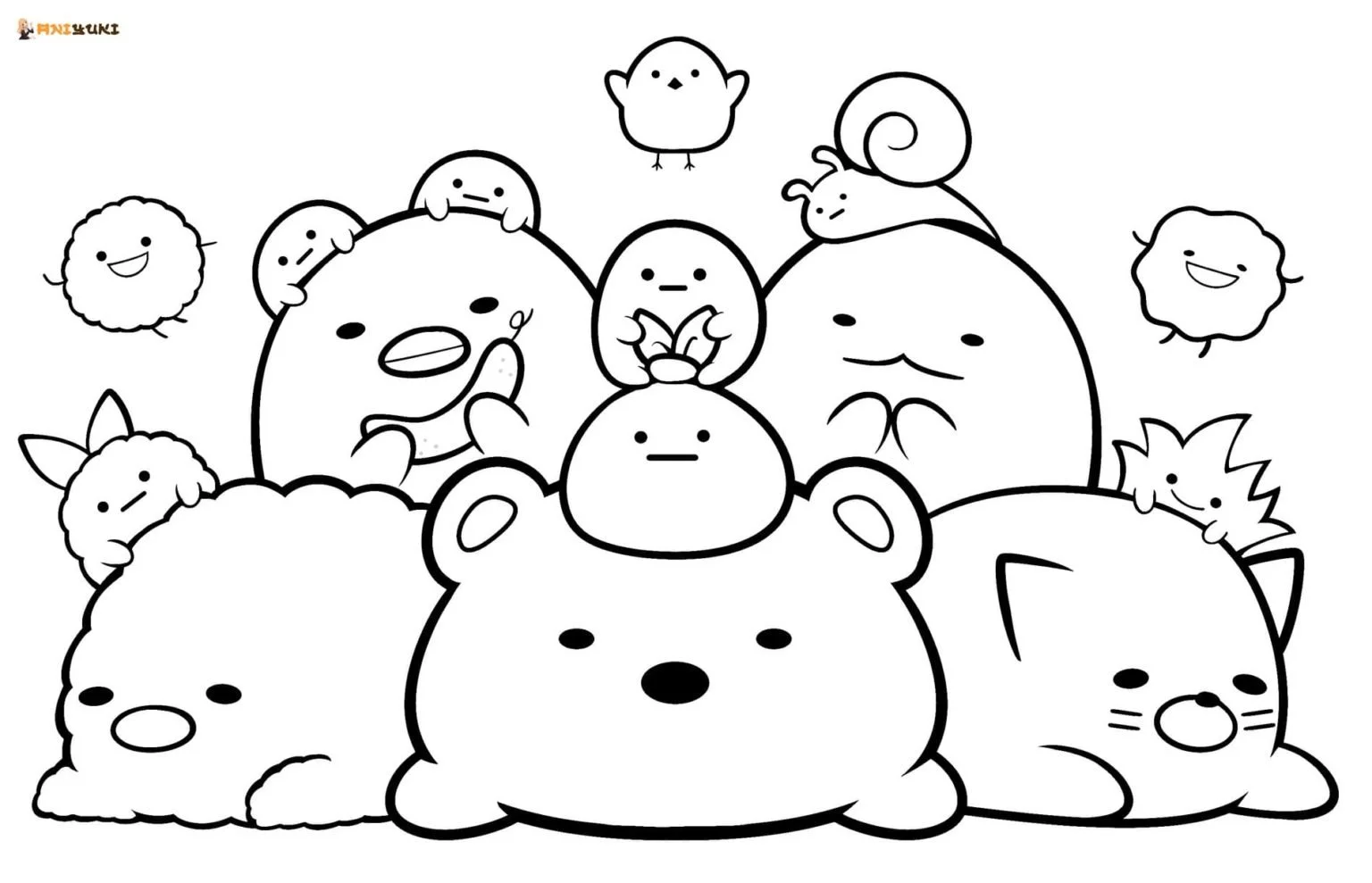 Mochi Coloring Pages 12