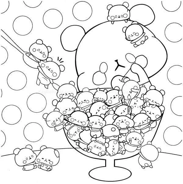Mochi Coloring Pages 21