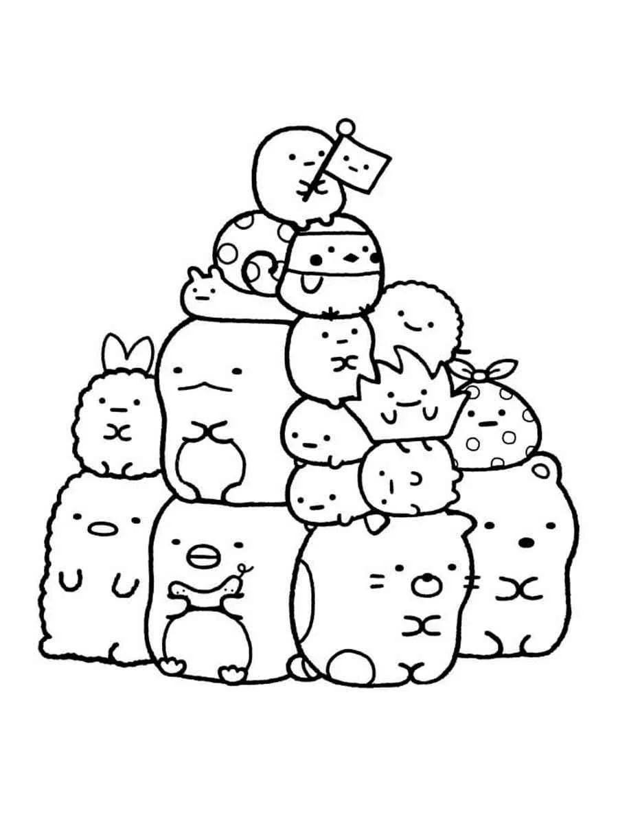 Mochi Coloring Pages 22