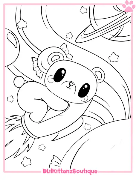 Mochi Coloring Pages 29