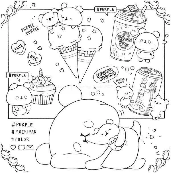 Mochi Coloring Pages 32