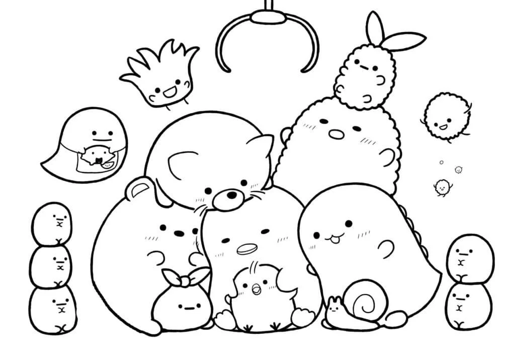 Mochi Coloring Pages 9