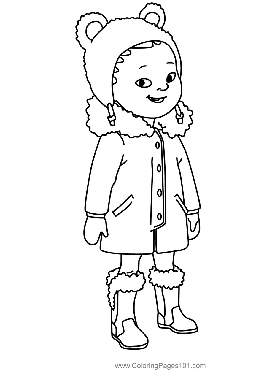 Molly de Denali para Colorear 1