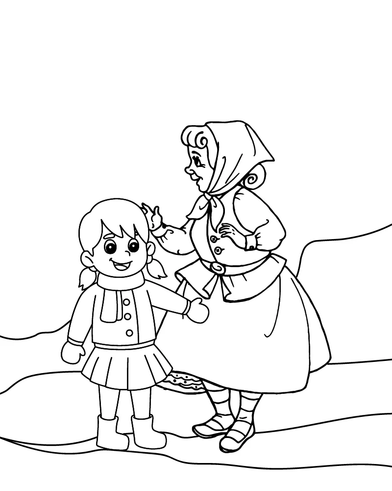 Mama Und Tochter Ausmalbilder 11