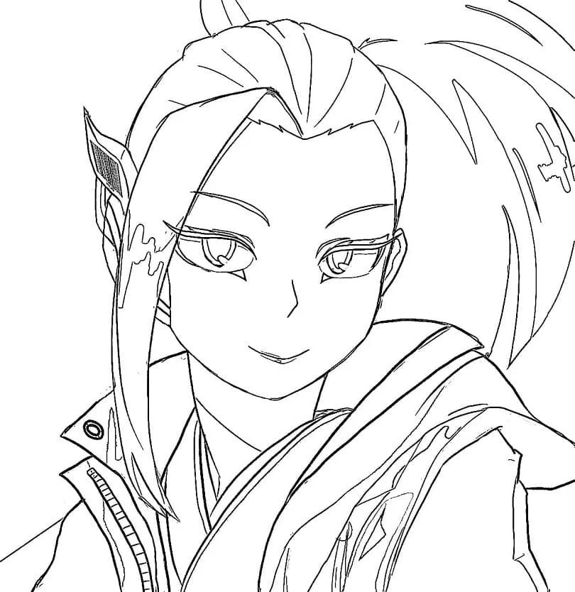 Momo Yaoyorozu Ausmalbilder 18