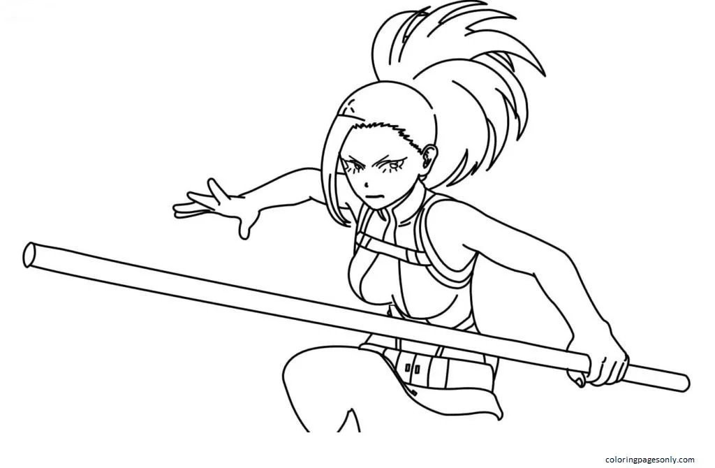 Momo Yaoyorozu Ausmalbilder 27
