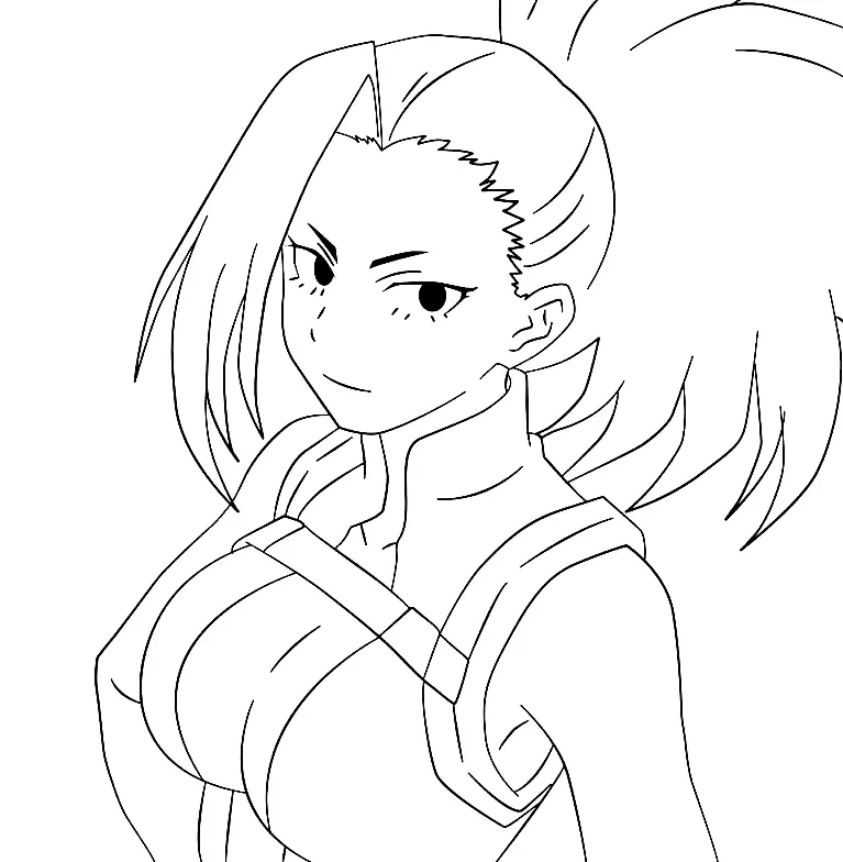 Momo Yaoyorozu Ausmalbilder 28