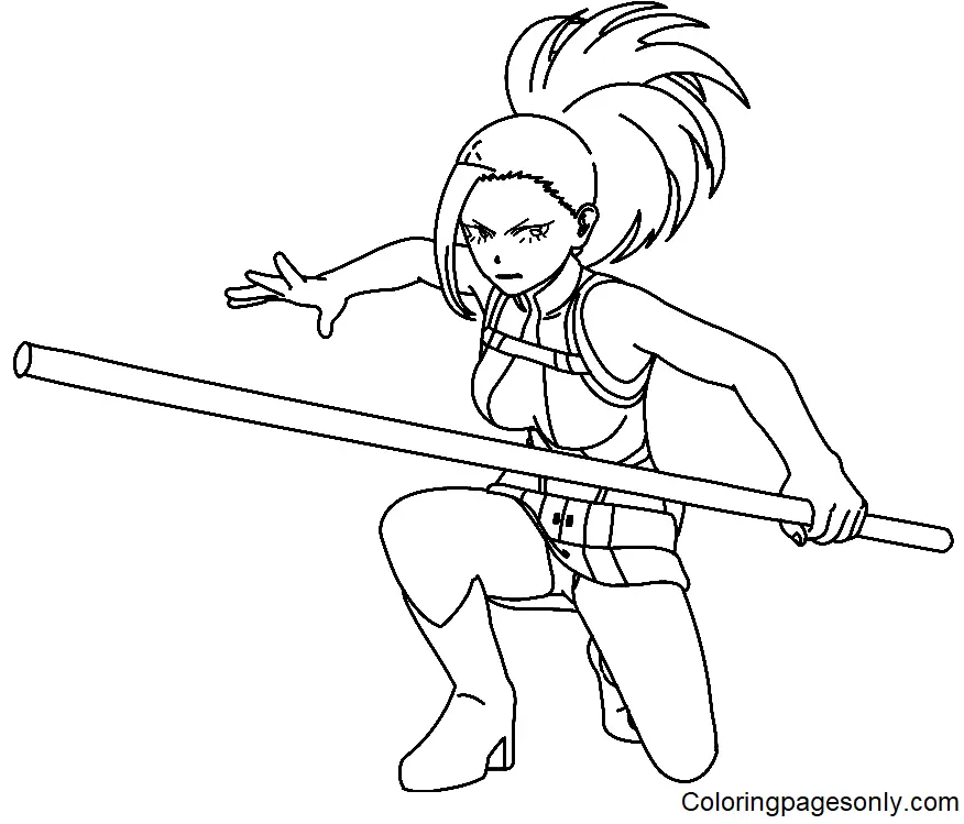 Momo Yaoyorozu Ausmalbilder 29
