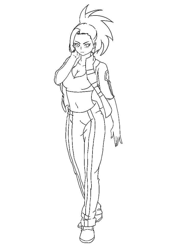 Momo Yaoyorozu Ausmalbilder 3