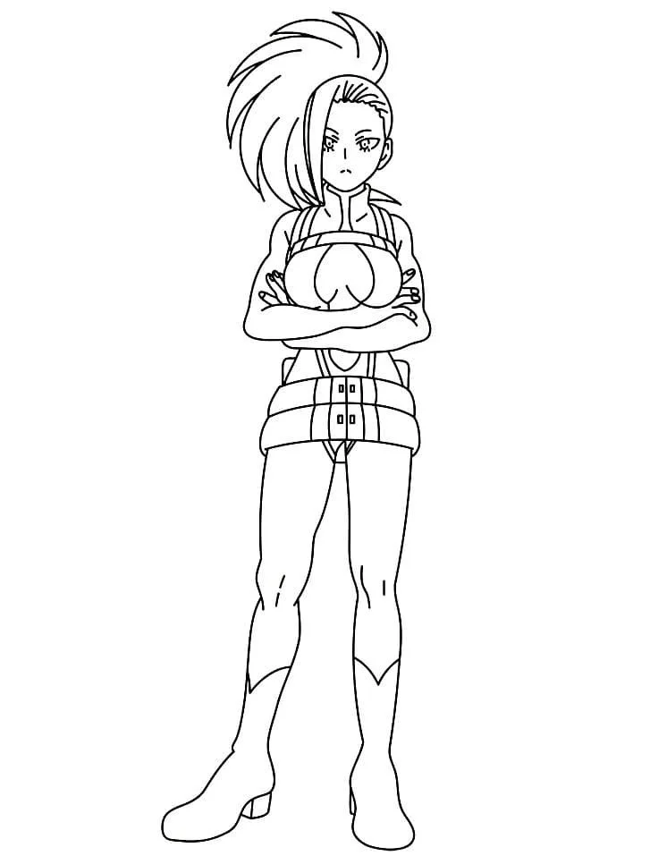 Momo Yaoyorozu Ausmalbilder 4