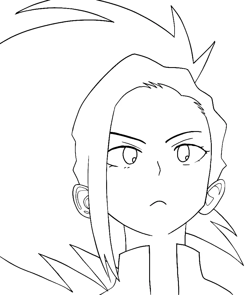 Momo Yaoyorozu Ausmalbilder 49