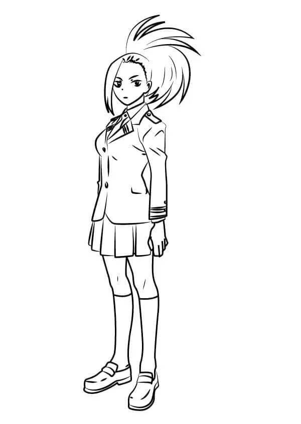 Momo Yaoyorozu Ausmalbilder 7