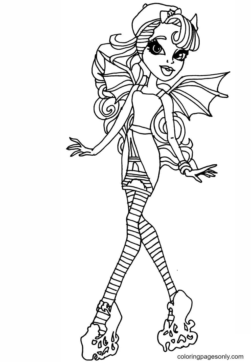 Monster High Coloring Pages 12