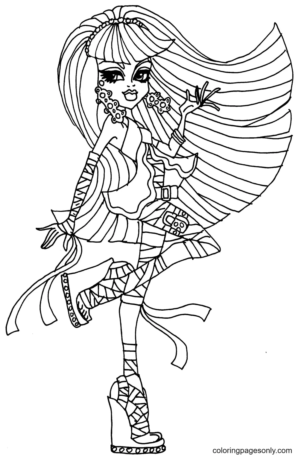 Monster High Coloring Pages 15
