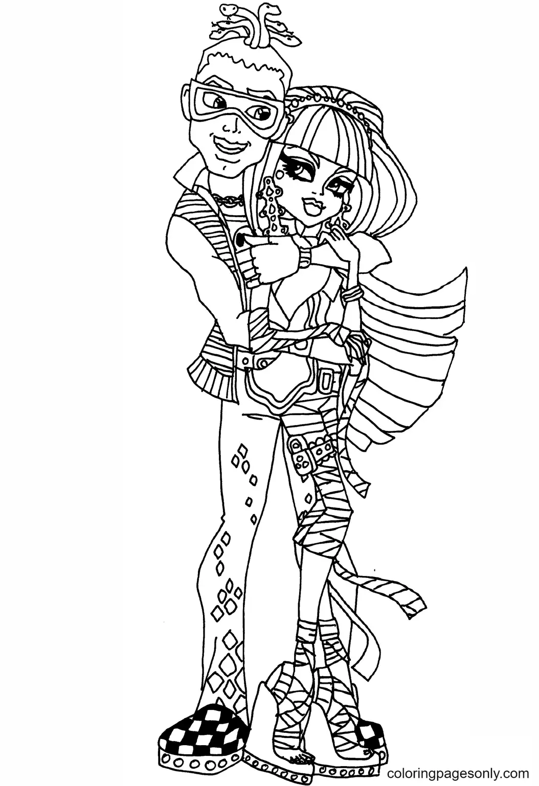 Monster High Coloring Pages 16