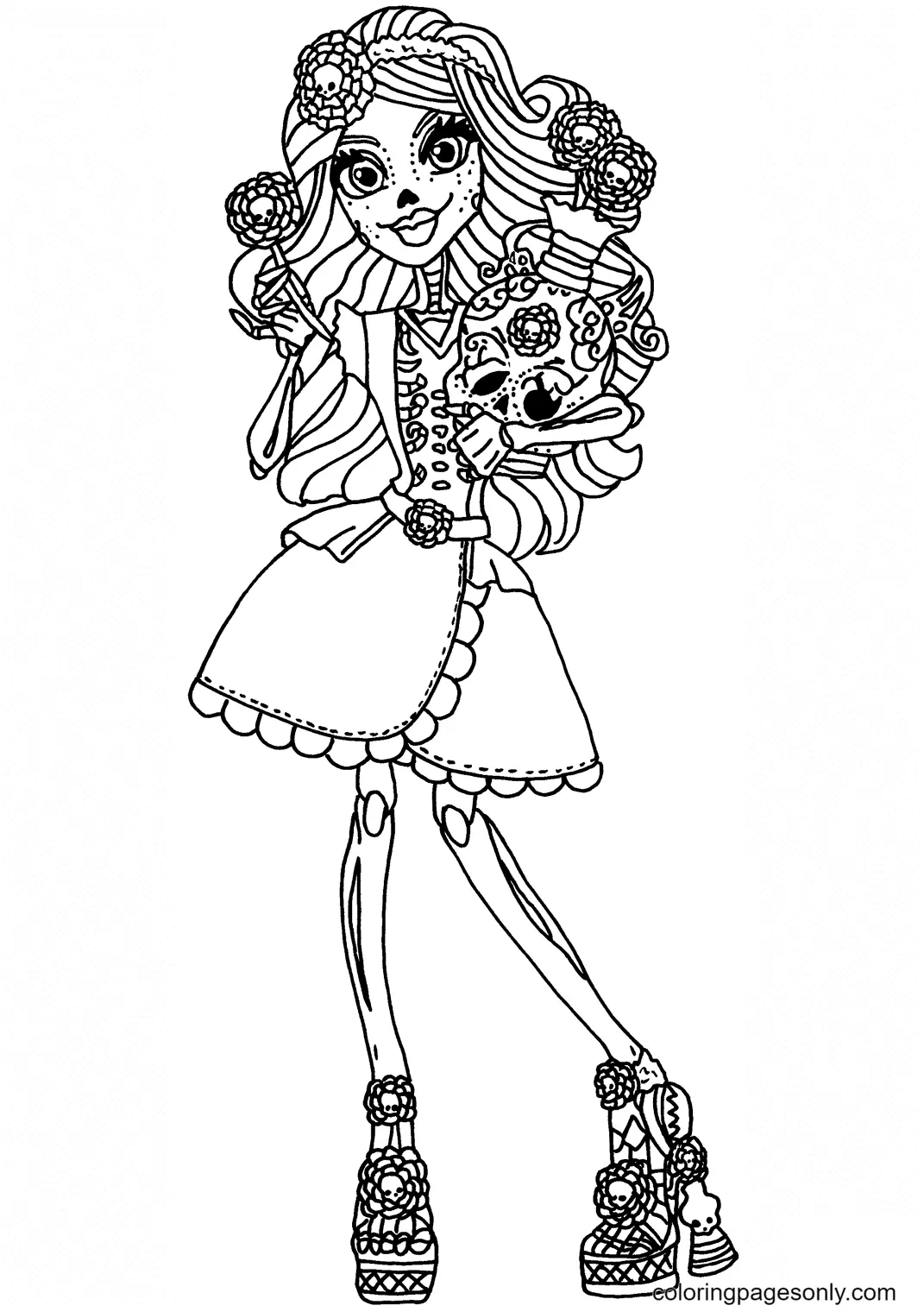 Monster High Coloring Pages 22