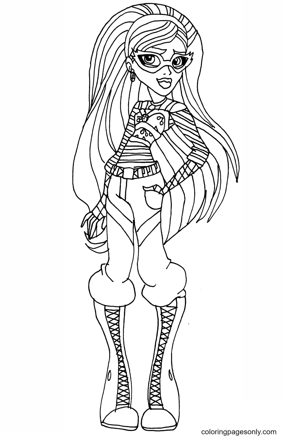 Monster High Coloring Pages 34