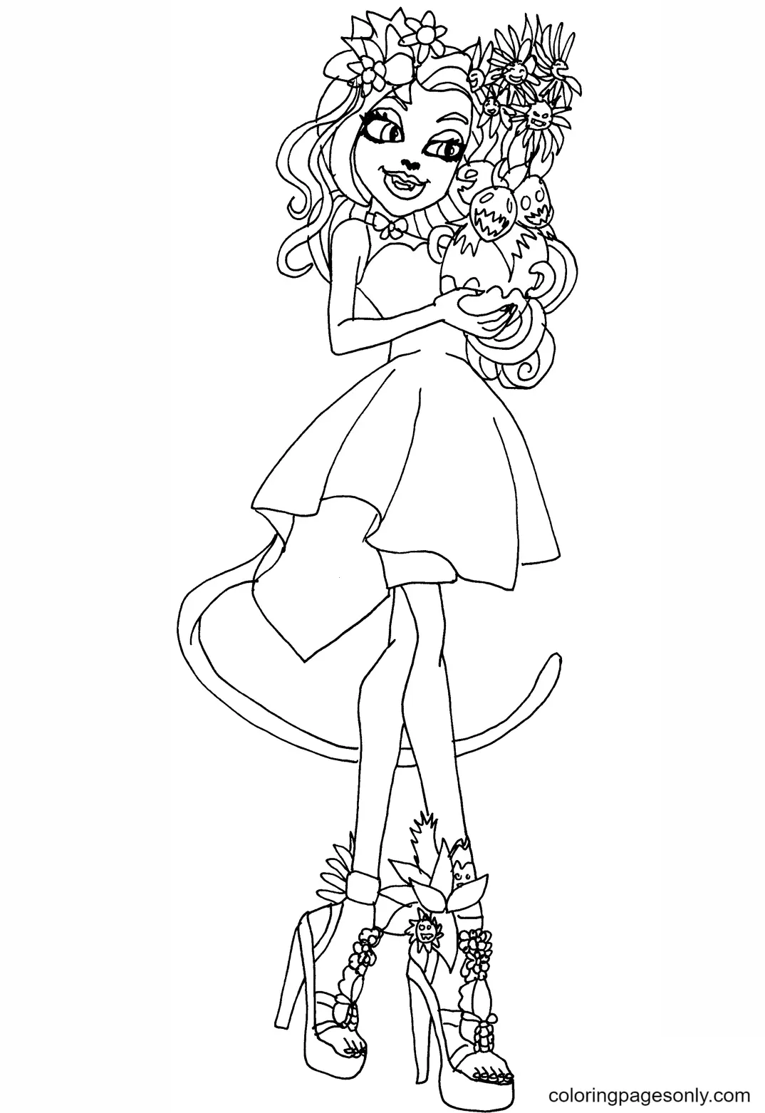 Monster High Coloring Pages 53