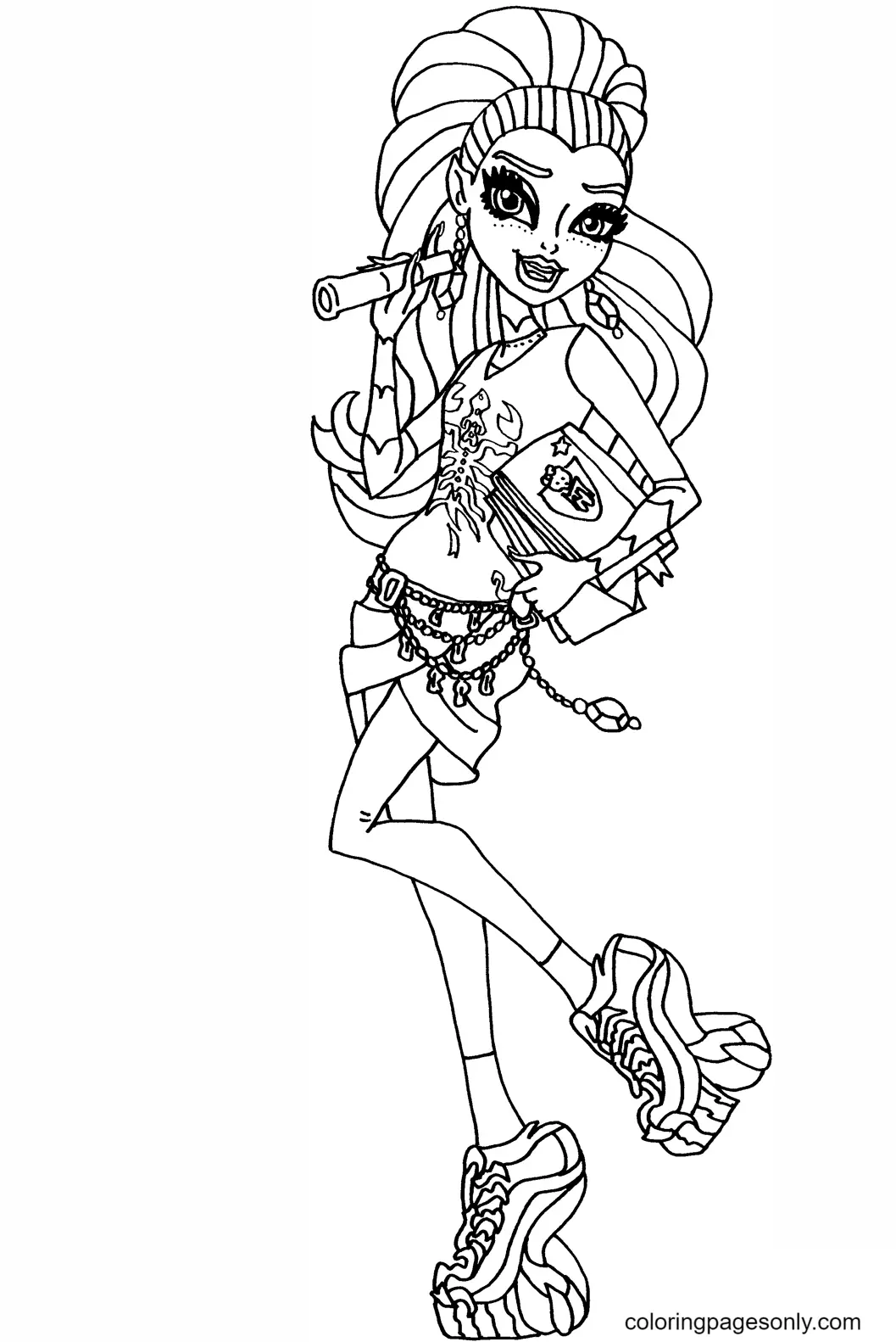 Monster High Coloring Pages 61