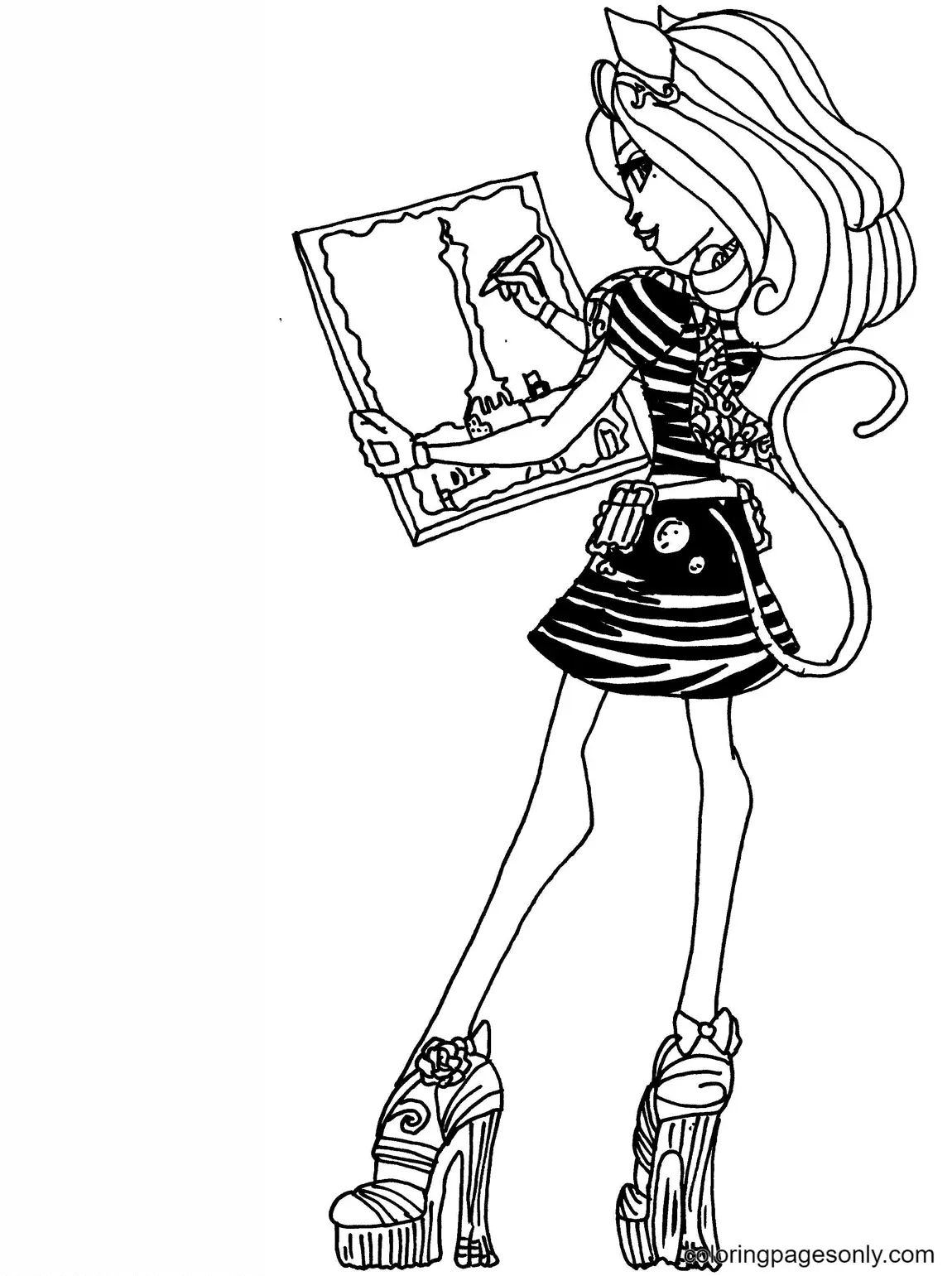 Monster High Coloring Pages 74