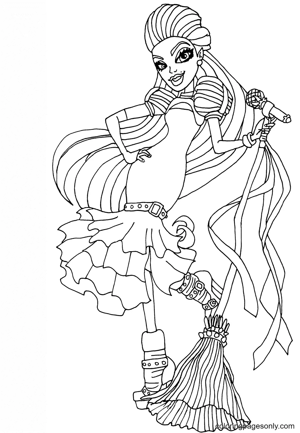 Monster High Coloring Pages 87