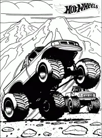 Desenhos de Monster Truck Para Colorir 146