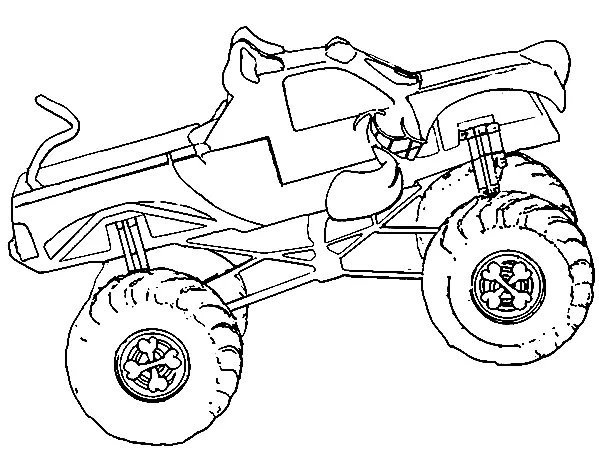 Desenhos de Monster Truck Para Colorir 31